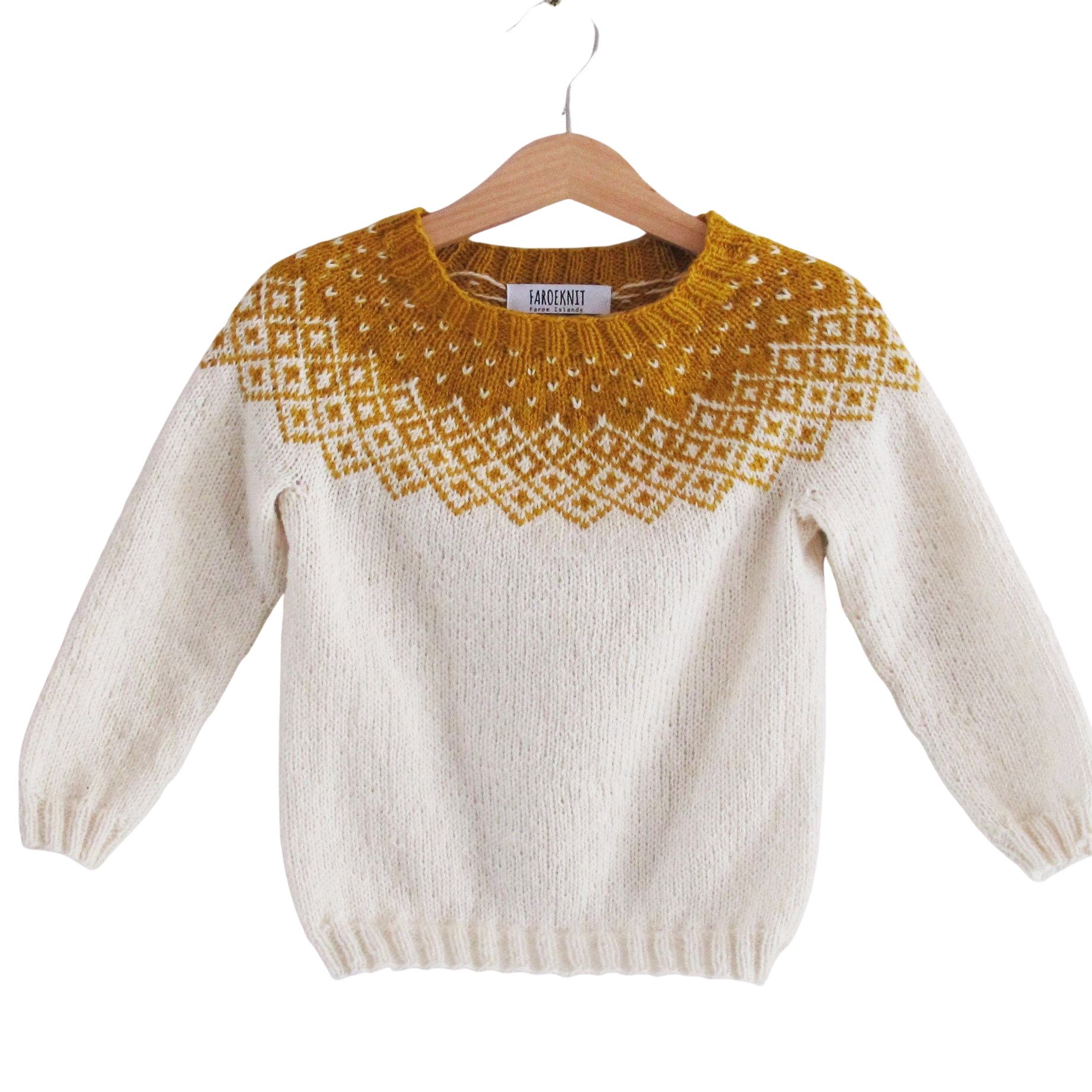 Bohéme wool sweater for babies – Faroeknit