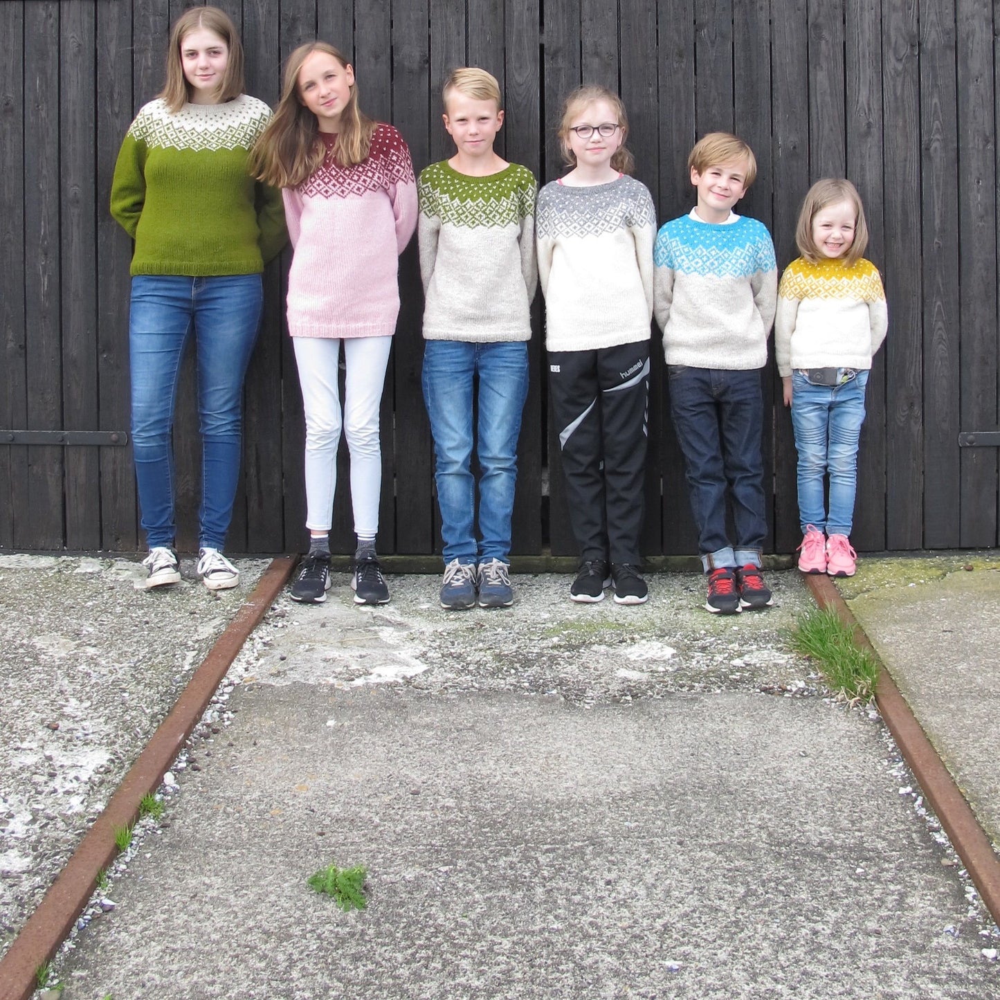 Bohéme wool sweater for kids