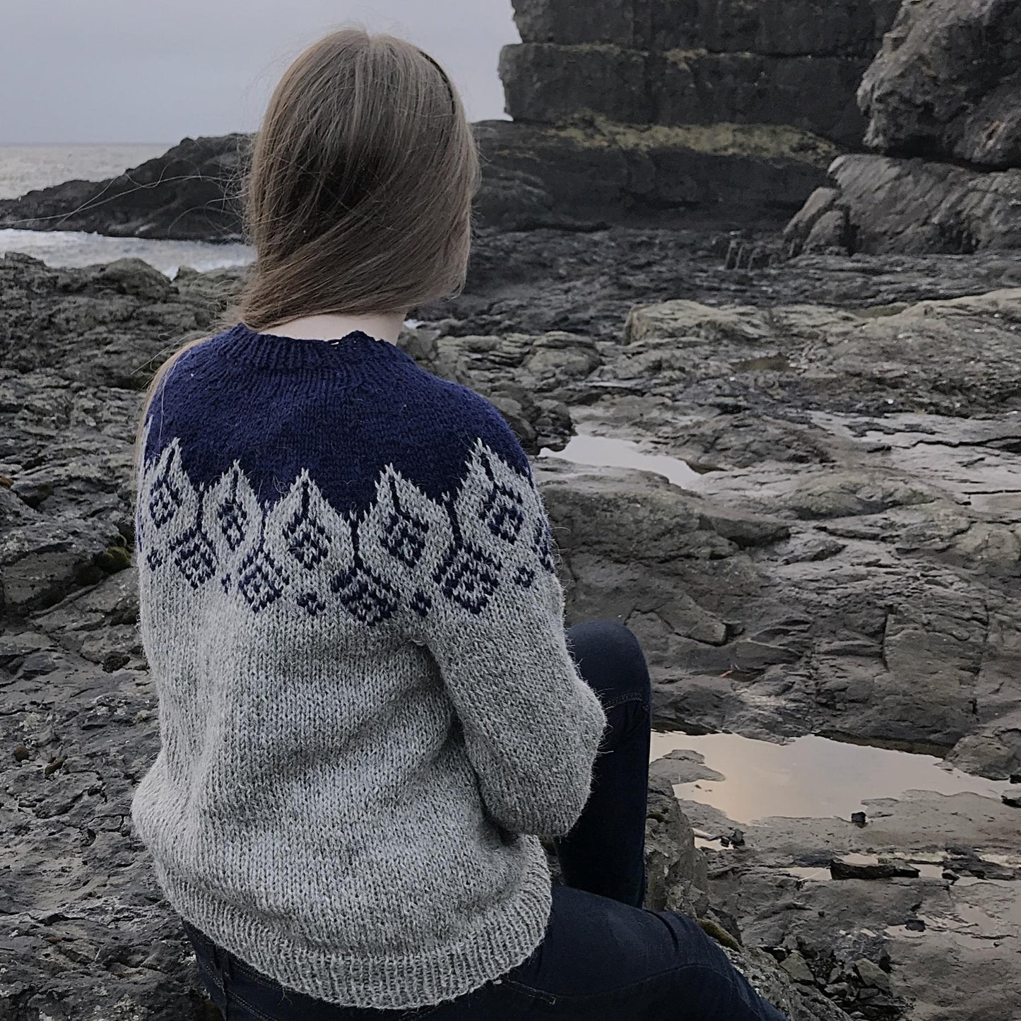 Akraberg sweater PDF knitting pattern