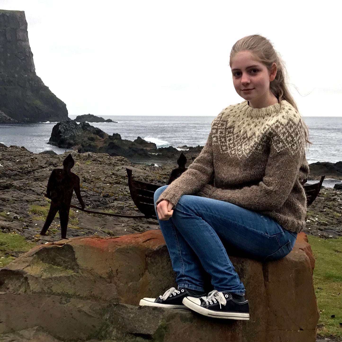 Big Bohéme sweater PDF knitting pattern
