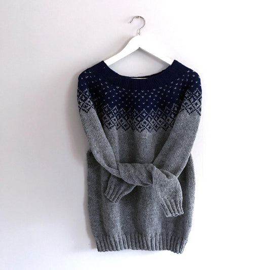Bohéme sweater knit pattern for men