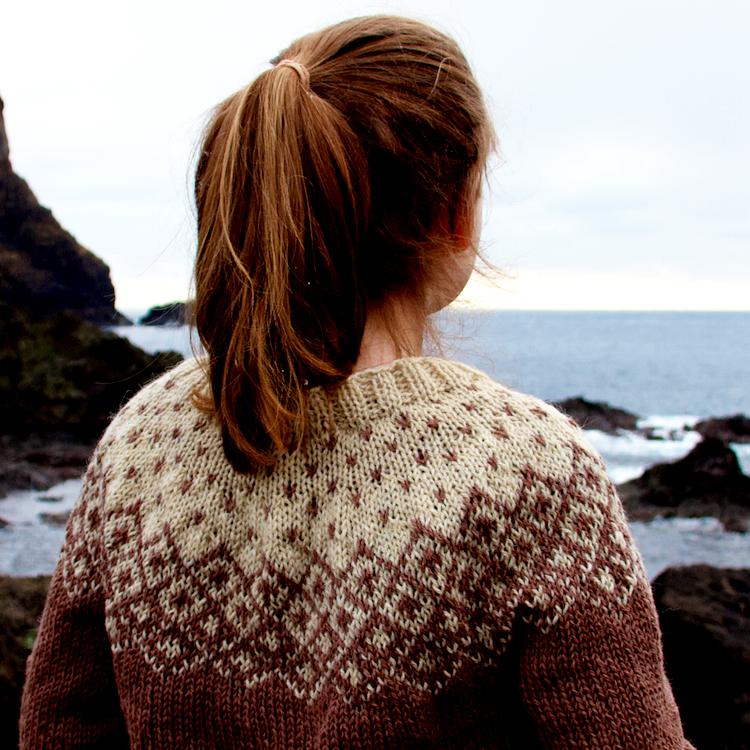 Big Bohéme sweater PDF knitting pattern