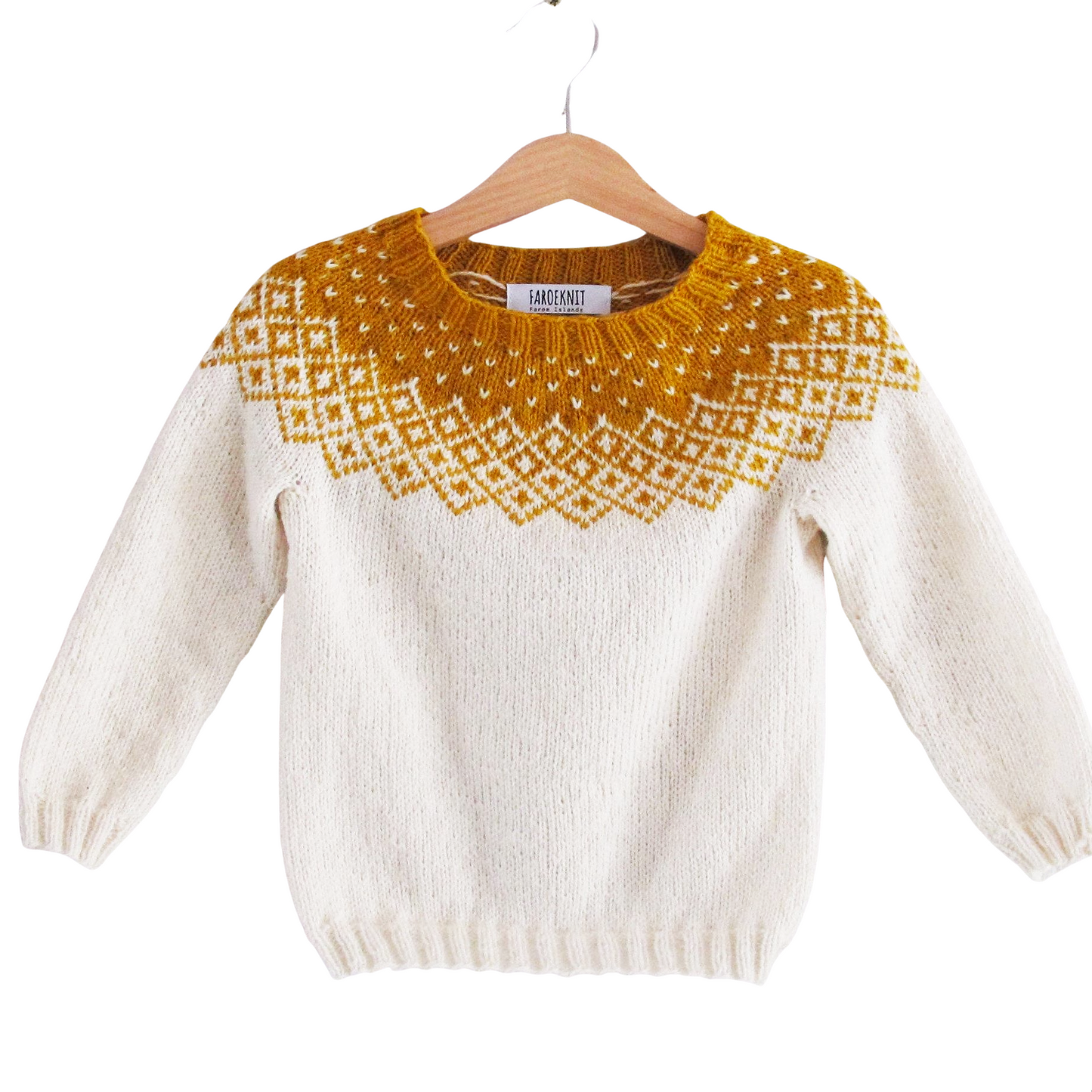 Bohéme sweater knitting pattern for Babies