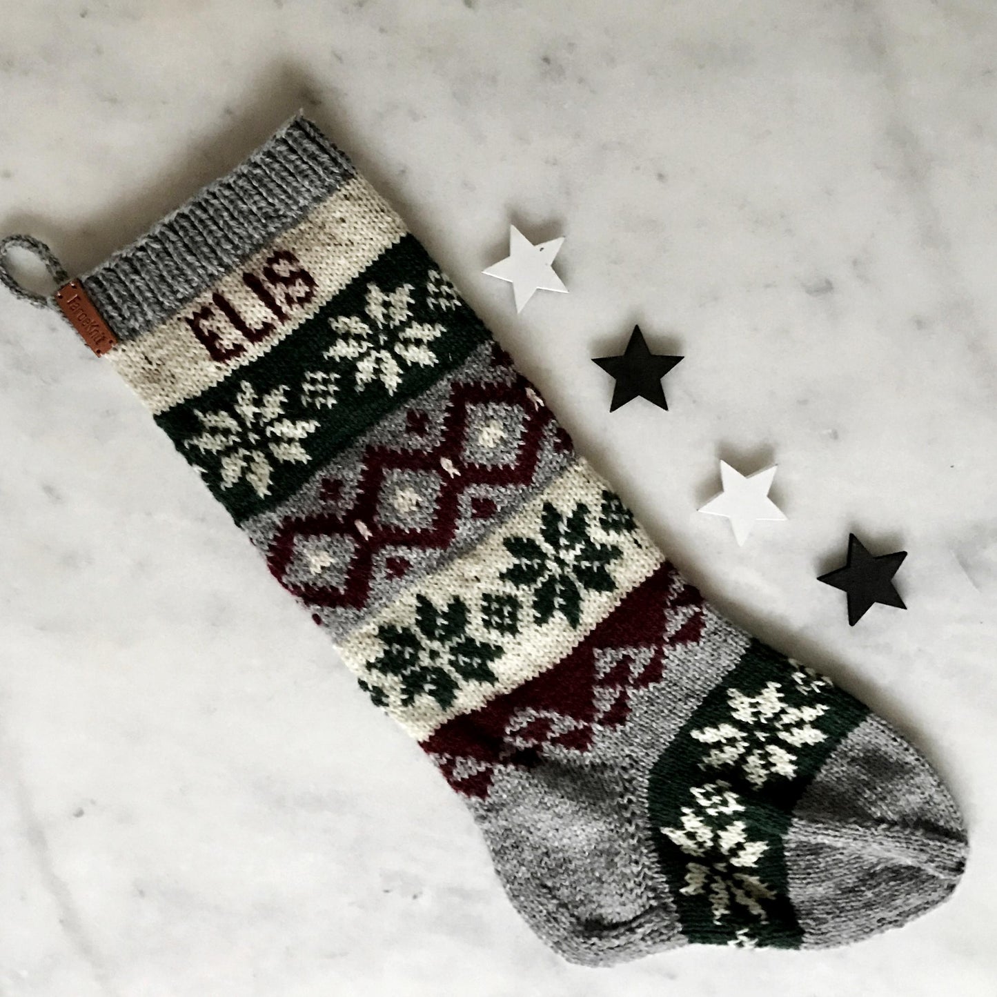 Nordic Night Christmas Stocking