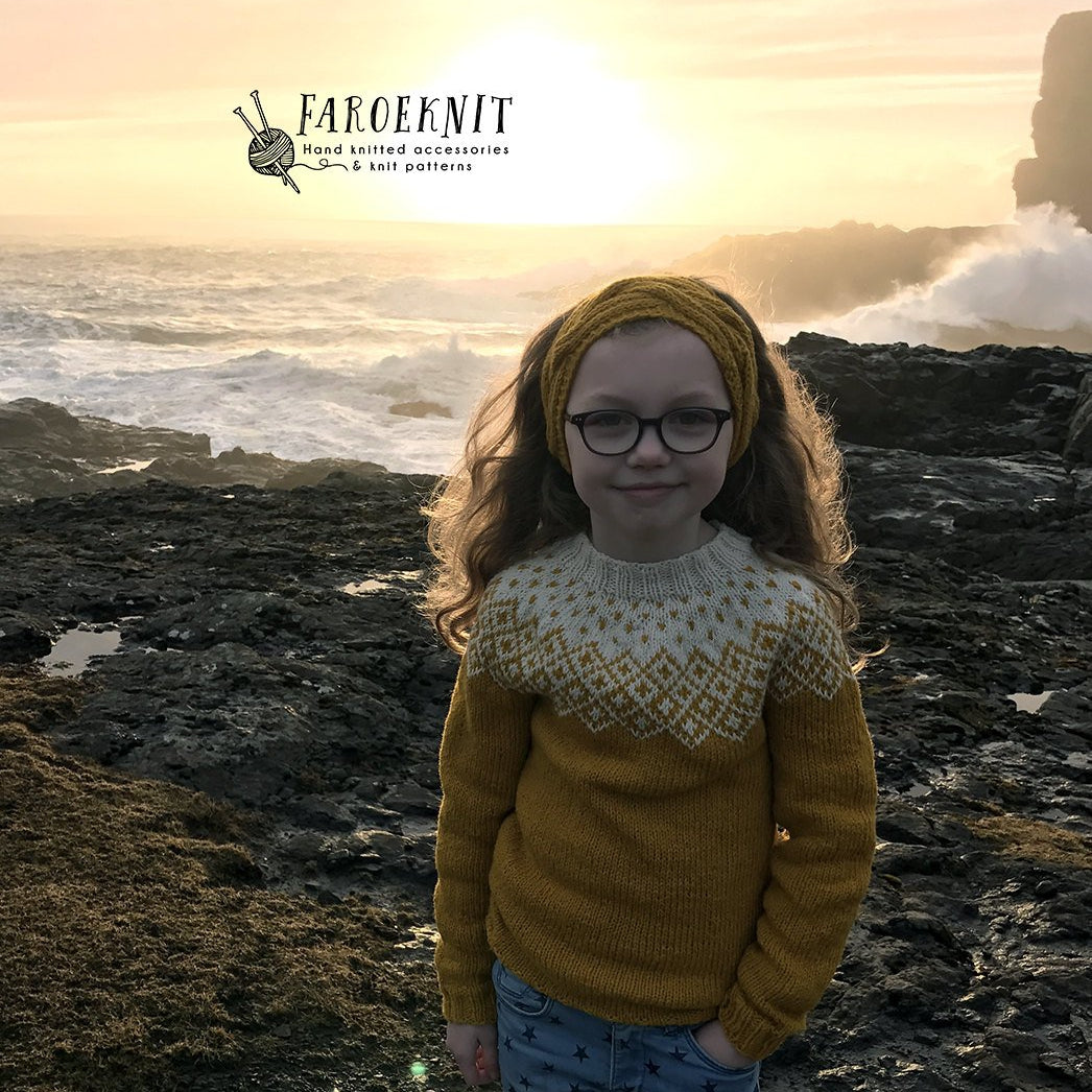 Bohéme wool sweater for kids