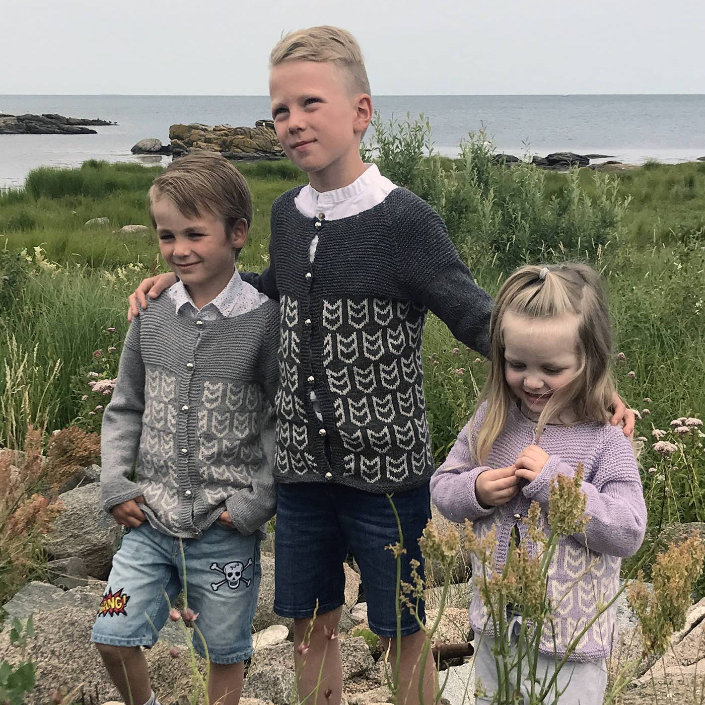 Atlantic Puffin Cardigan knit pattern