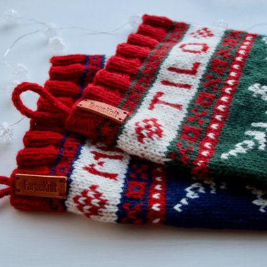 Christmas Stocking pattern, knit PDF stocking pattern, Christmas Stocking, diy stocking, Winter Wonderland, Nordic Fair Isle pattern