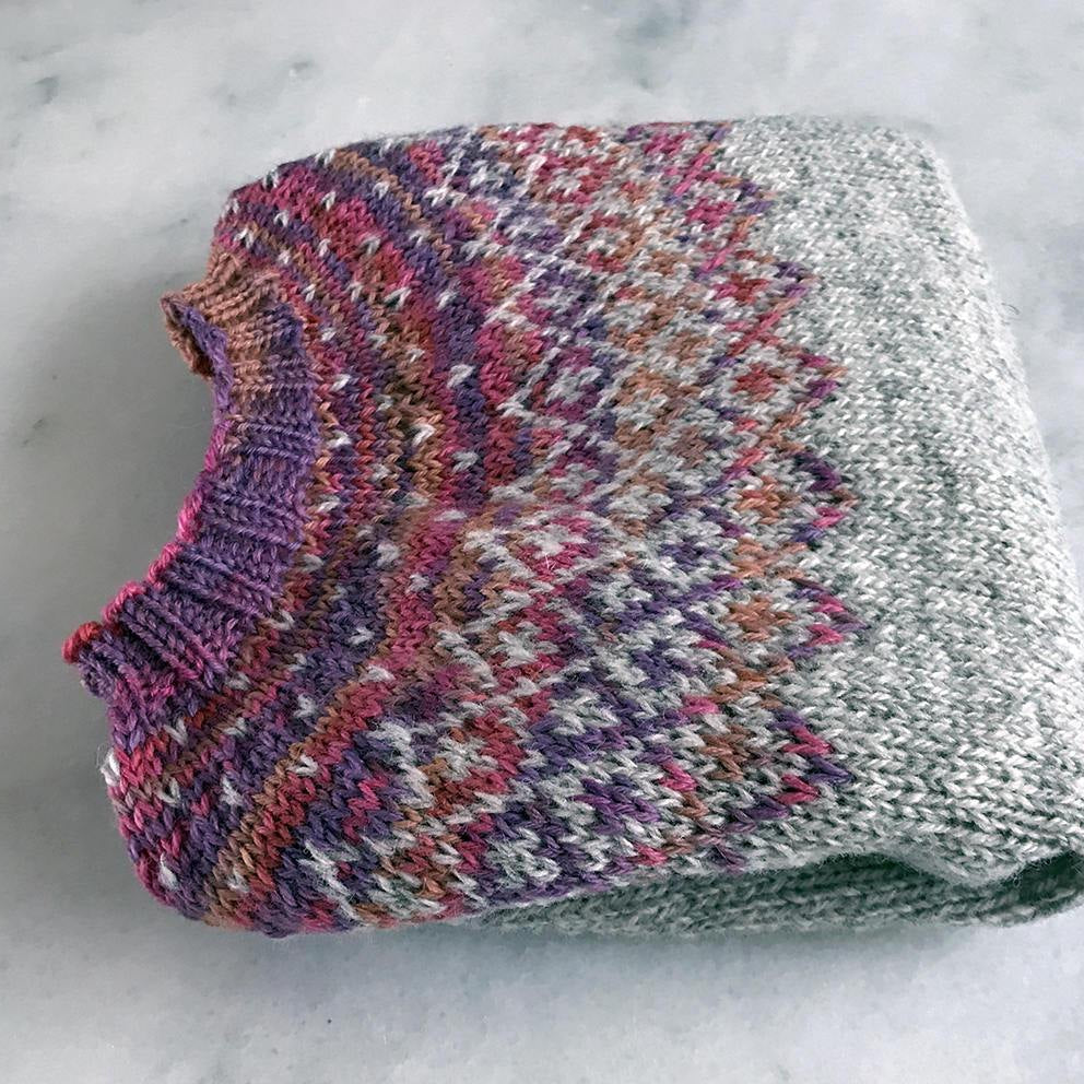 Bohéme sweater knitting pattern for Babies