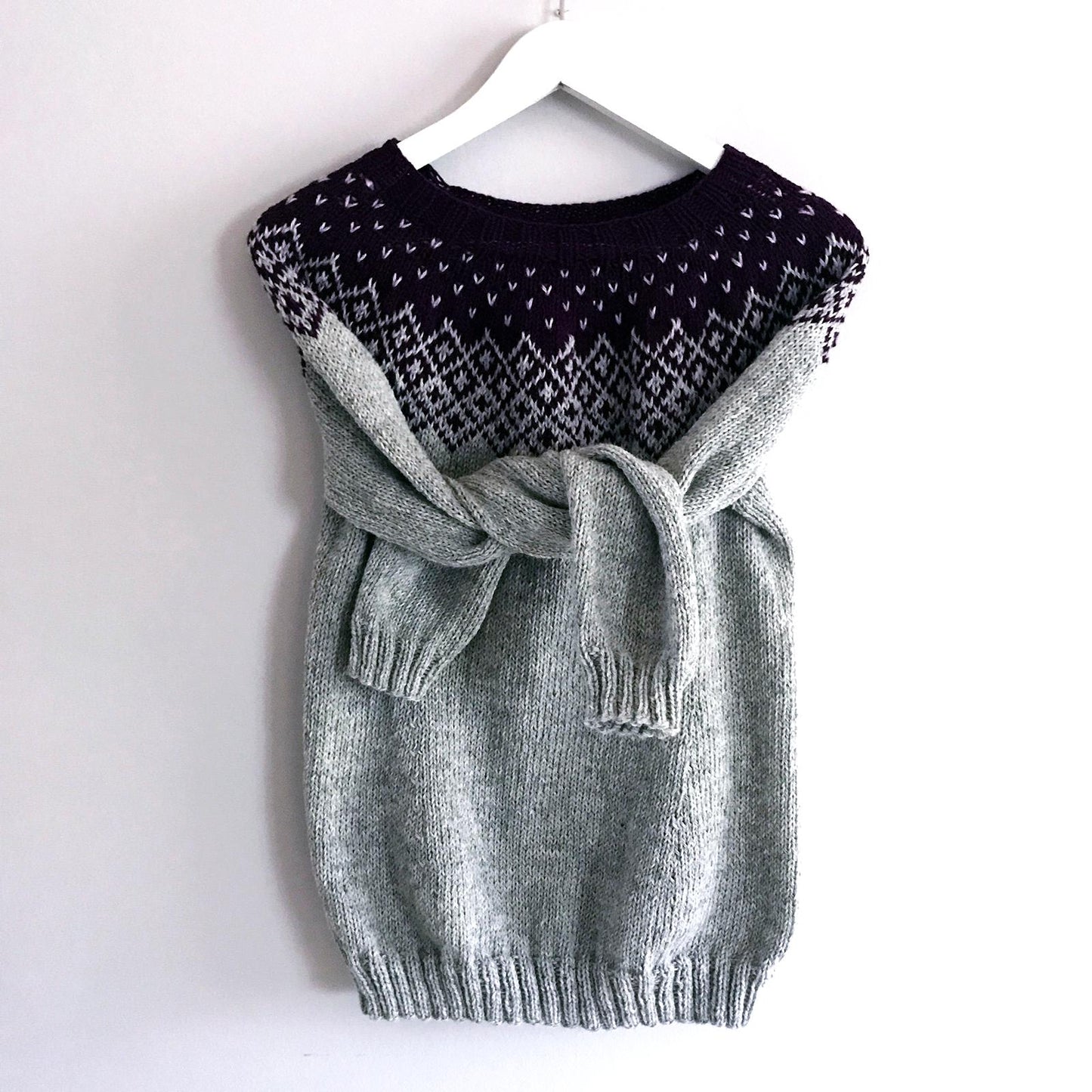 Bohéme sweater knit pattern for men