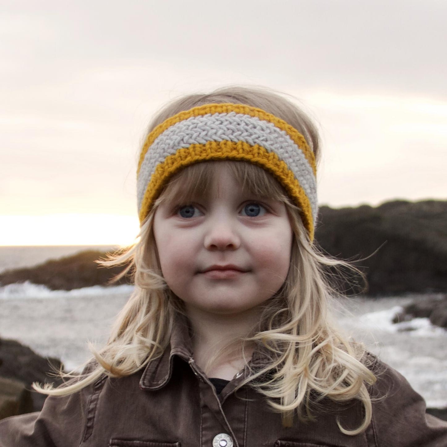Nordic Viking headband PDF knit pattern