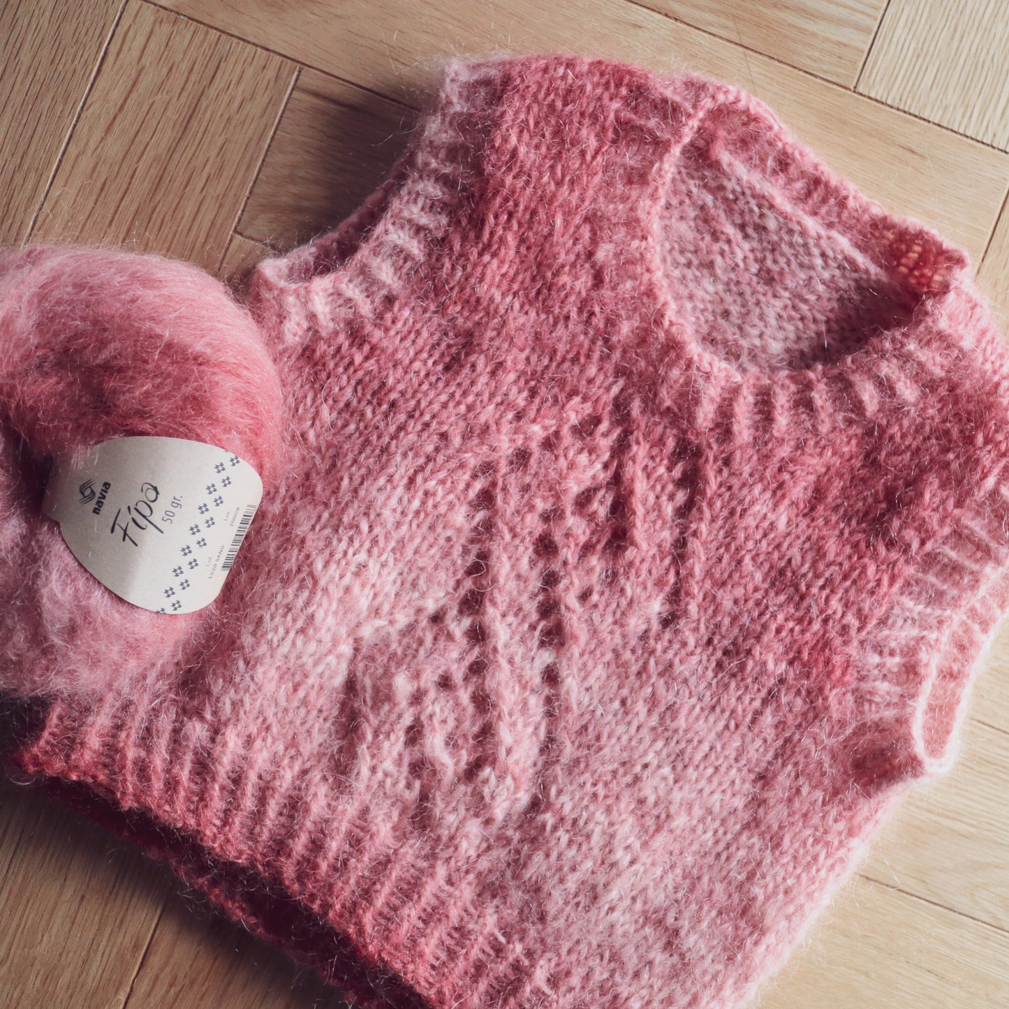 Kirvi vest knitting pattern for kids