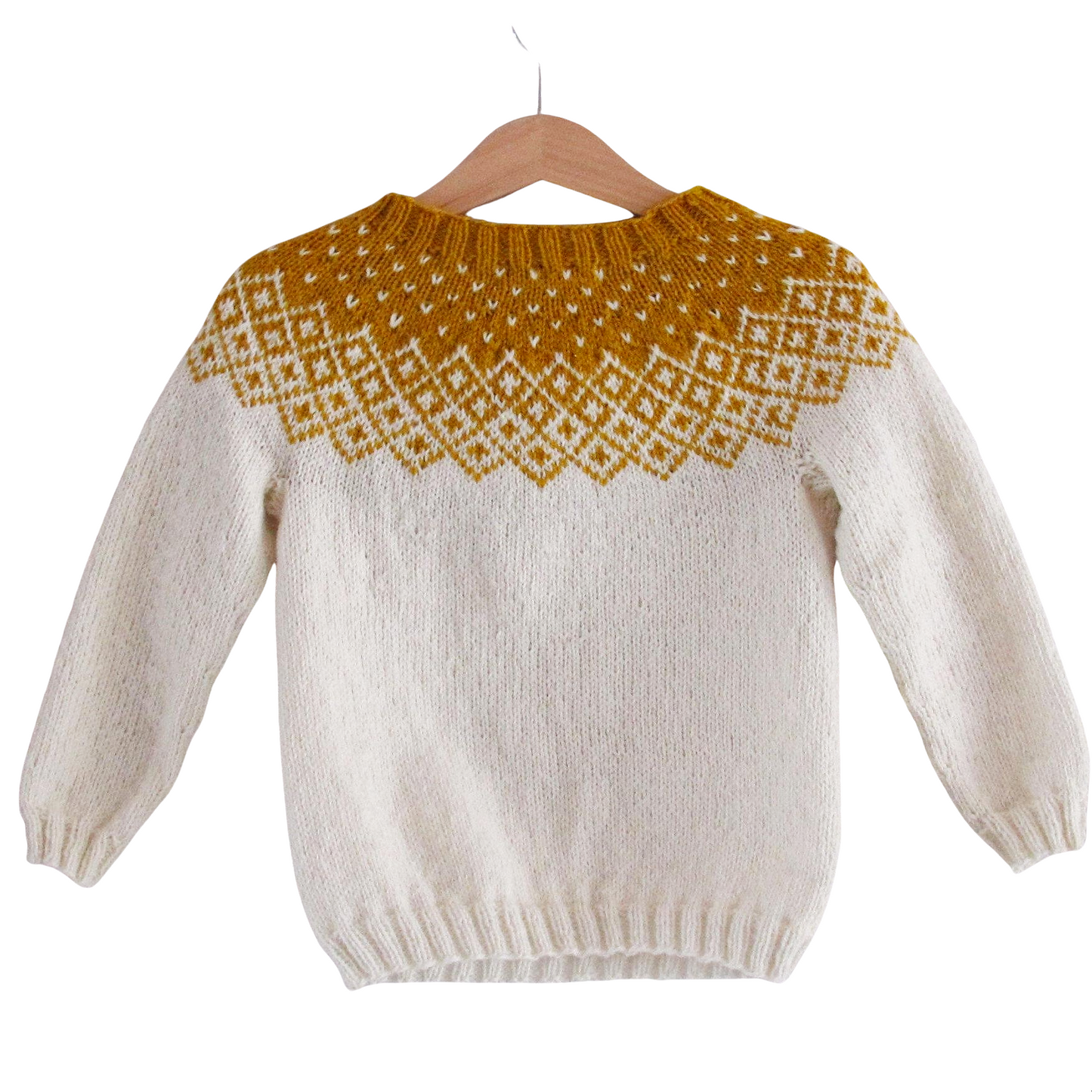 Bohéme sweater knitting pattern for Babies