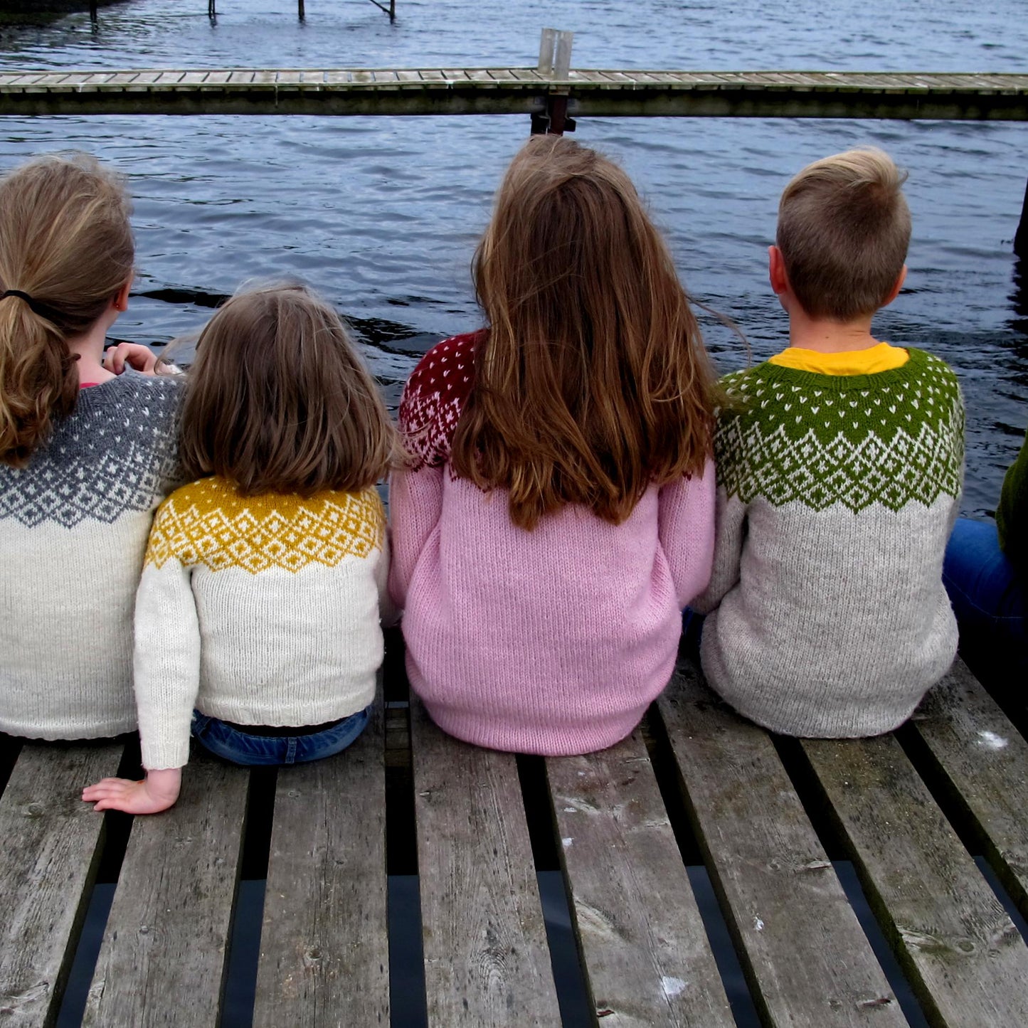 Bohéme wool sweater for kids