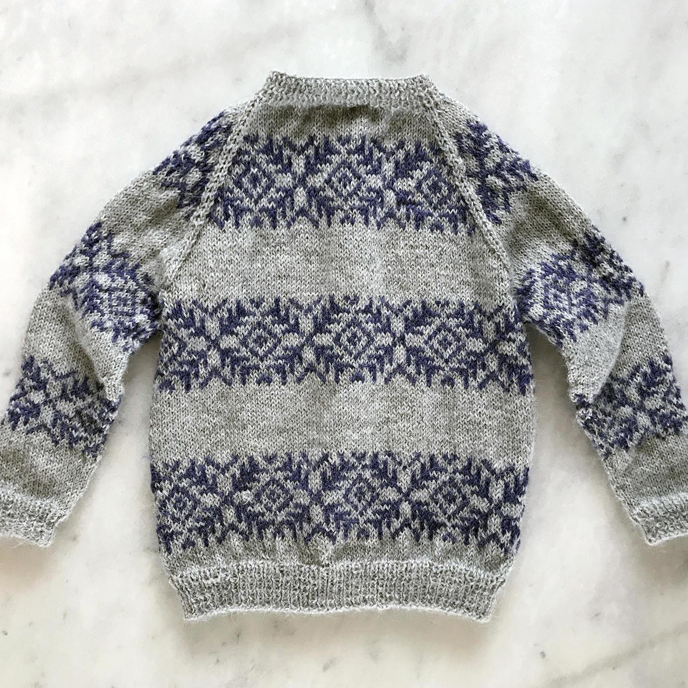 Frost Cardigan knitting pattern for kids